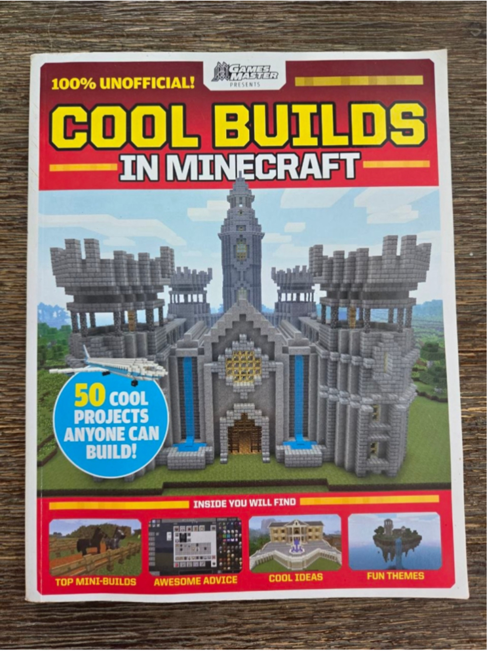 Cool Builds in Minecraft – 50 Cool Projects Anyone Can Build – GamesMaster Book